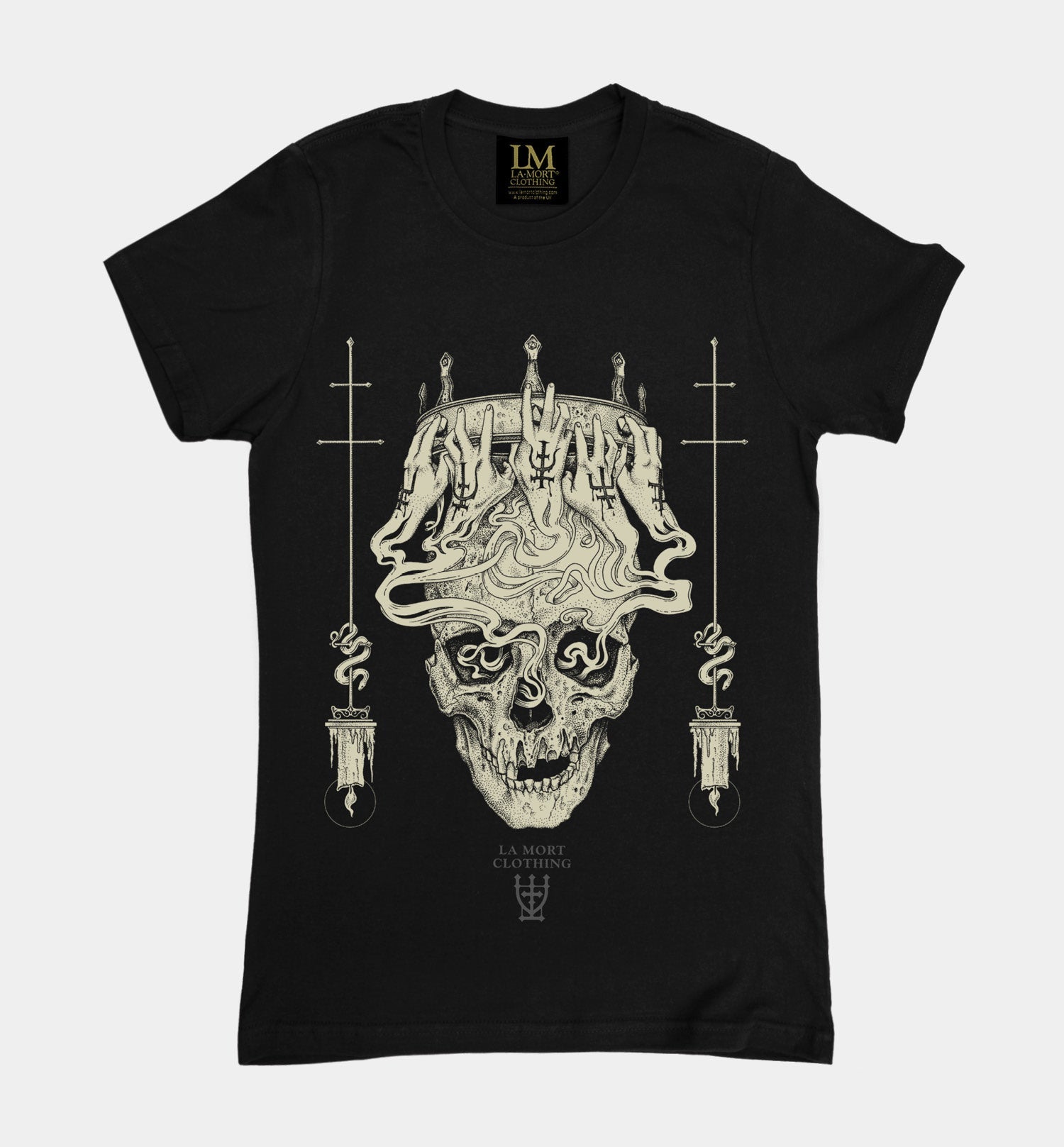 Icon King Women’s Crew Neck T-shirt (BW/B)