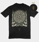 Icon Labyrinth Back Print T-shirt (BW/B)