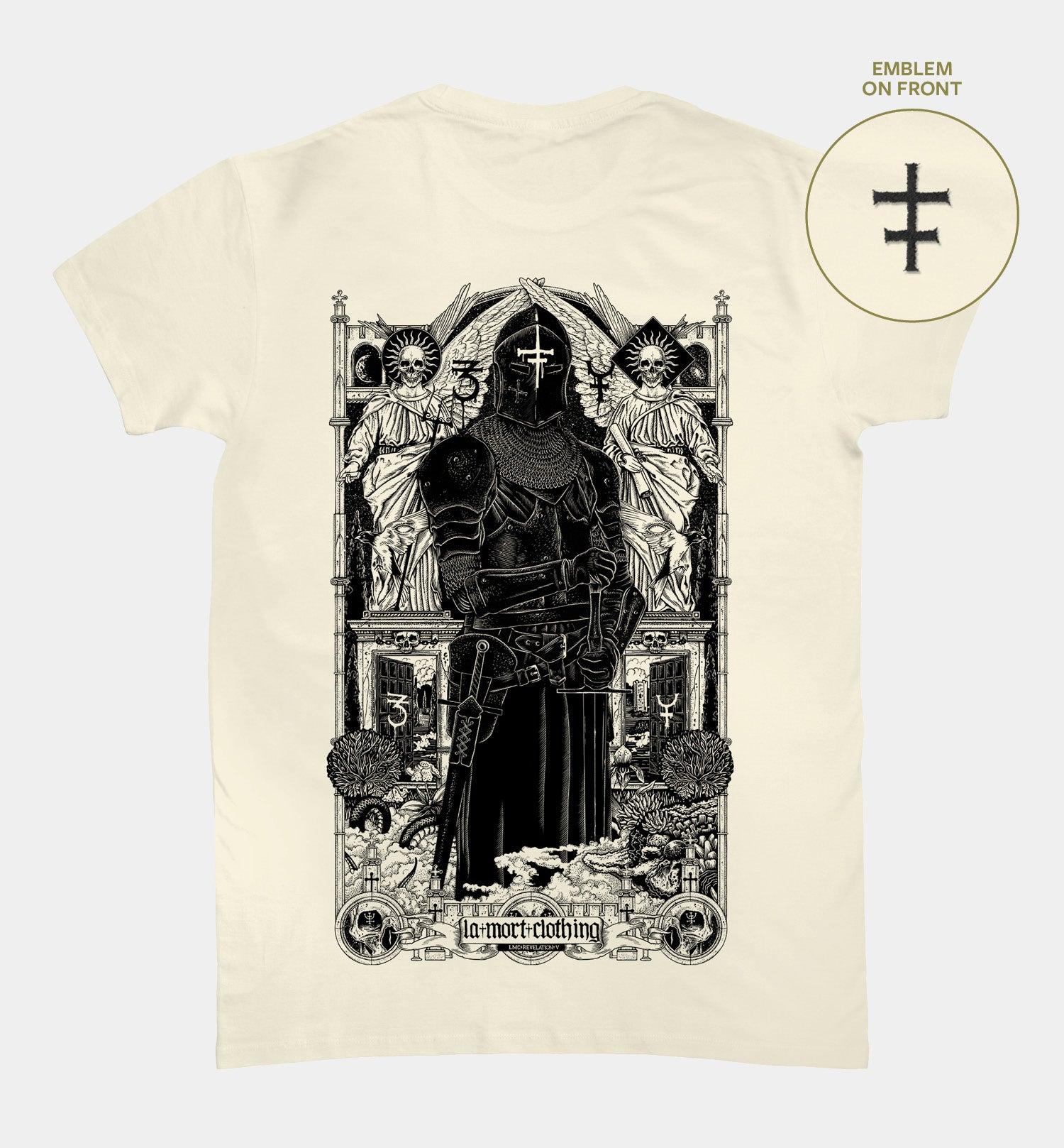 Morality Back Print T-shirt (B/N)