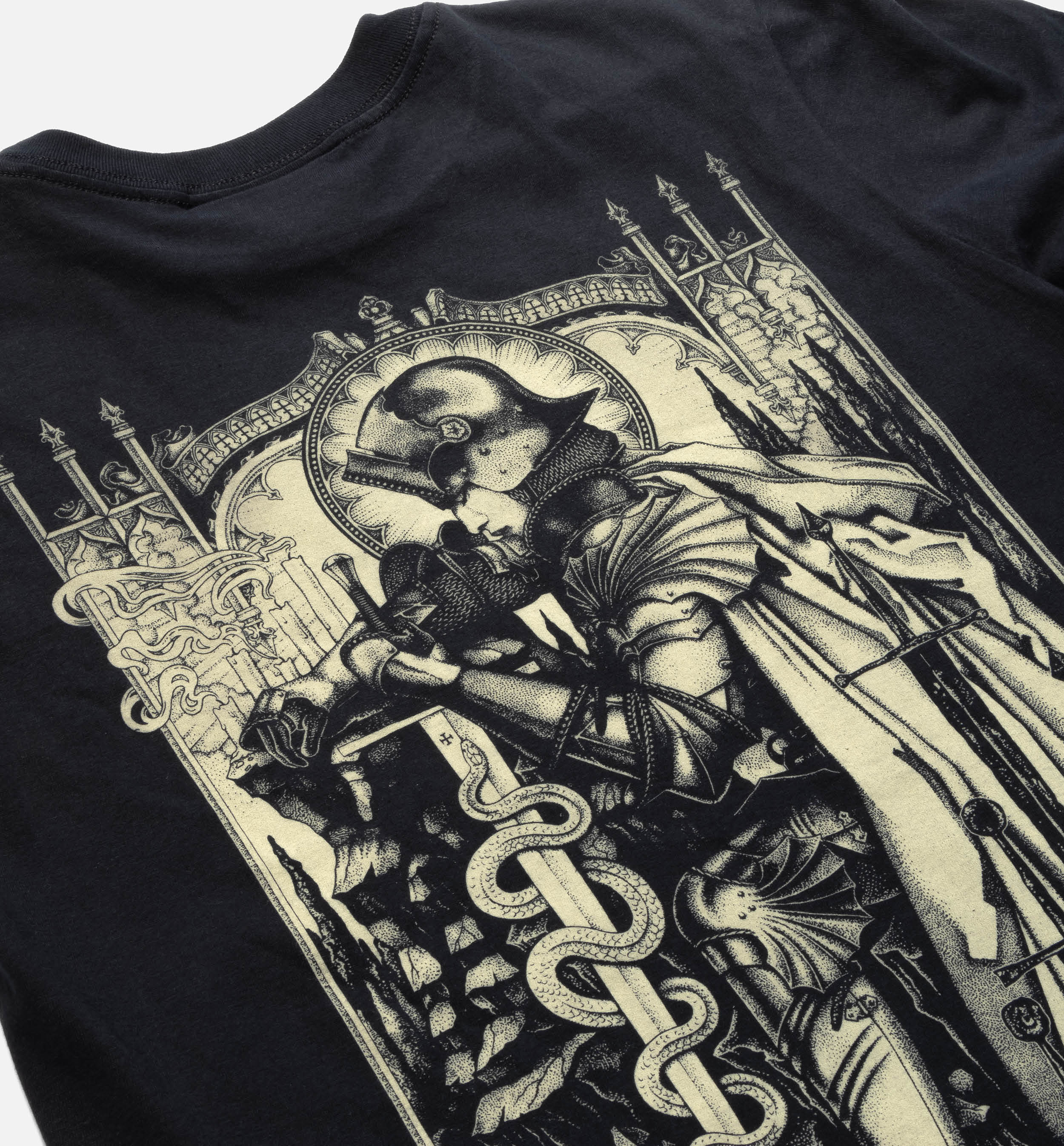 The Beguiling Back Print T-shirt (BW/B)