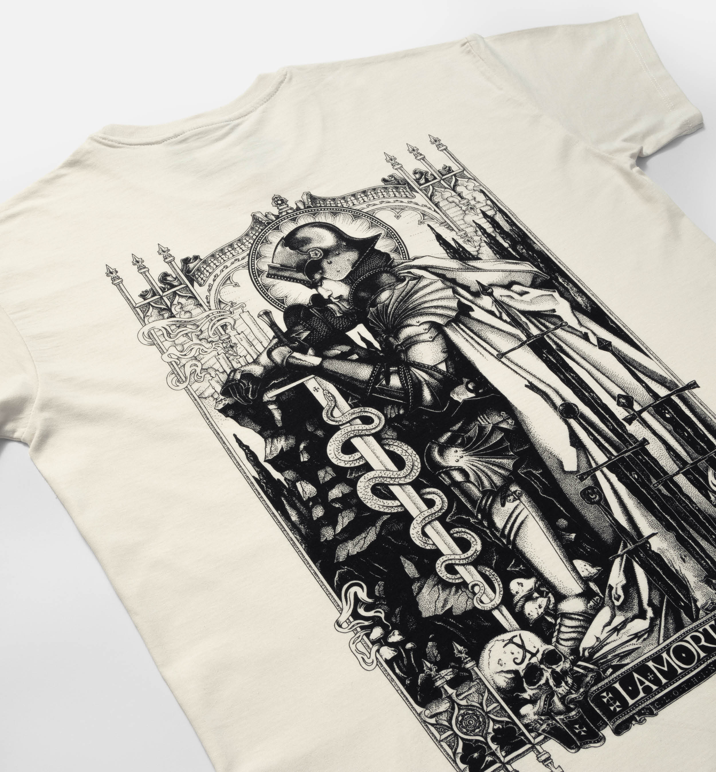 The Beguiling Back Print T-shirt (B/P)