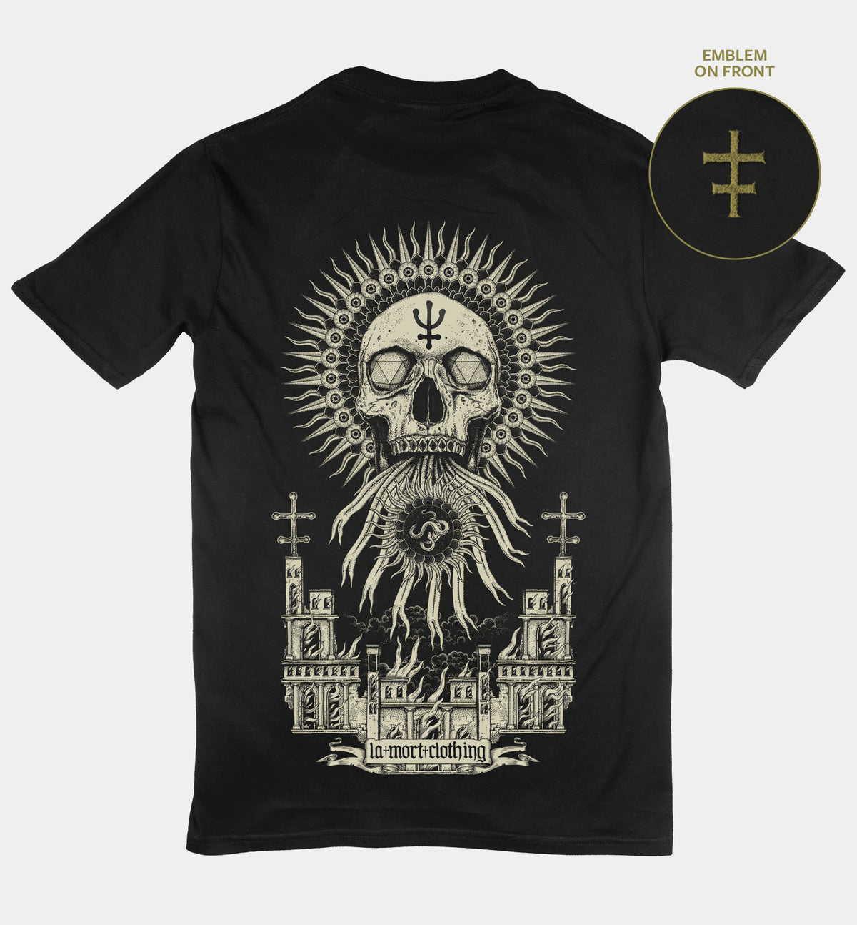 The Conspirer Back Print T-shirt (BW/B)