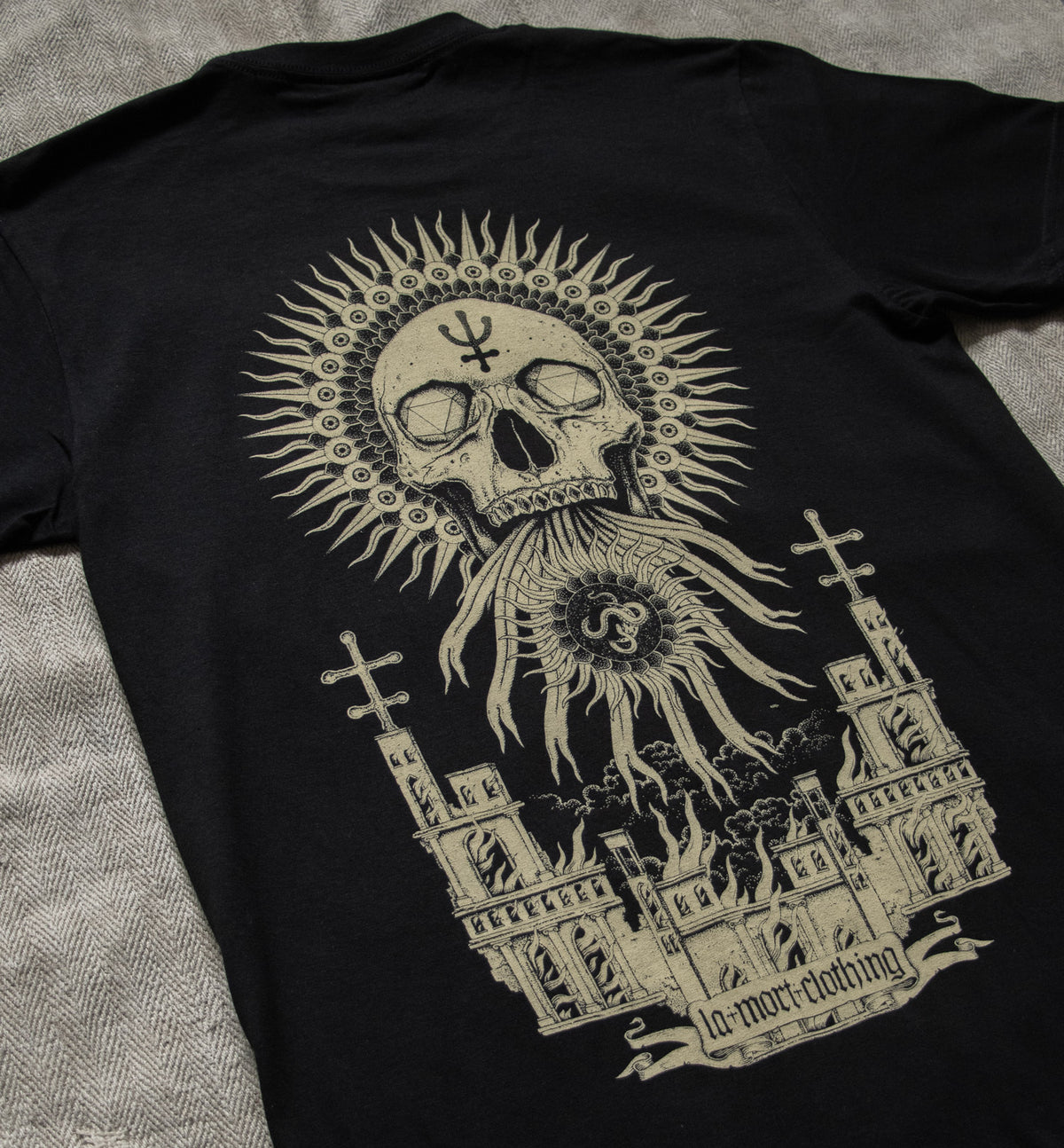 The Conspirer Back Print T-shirt (BW/B)