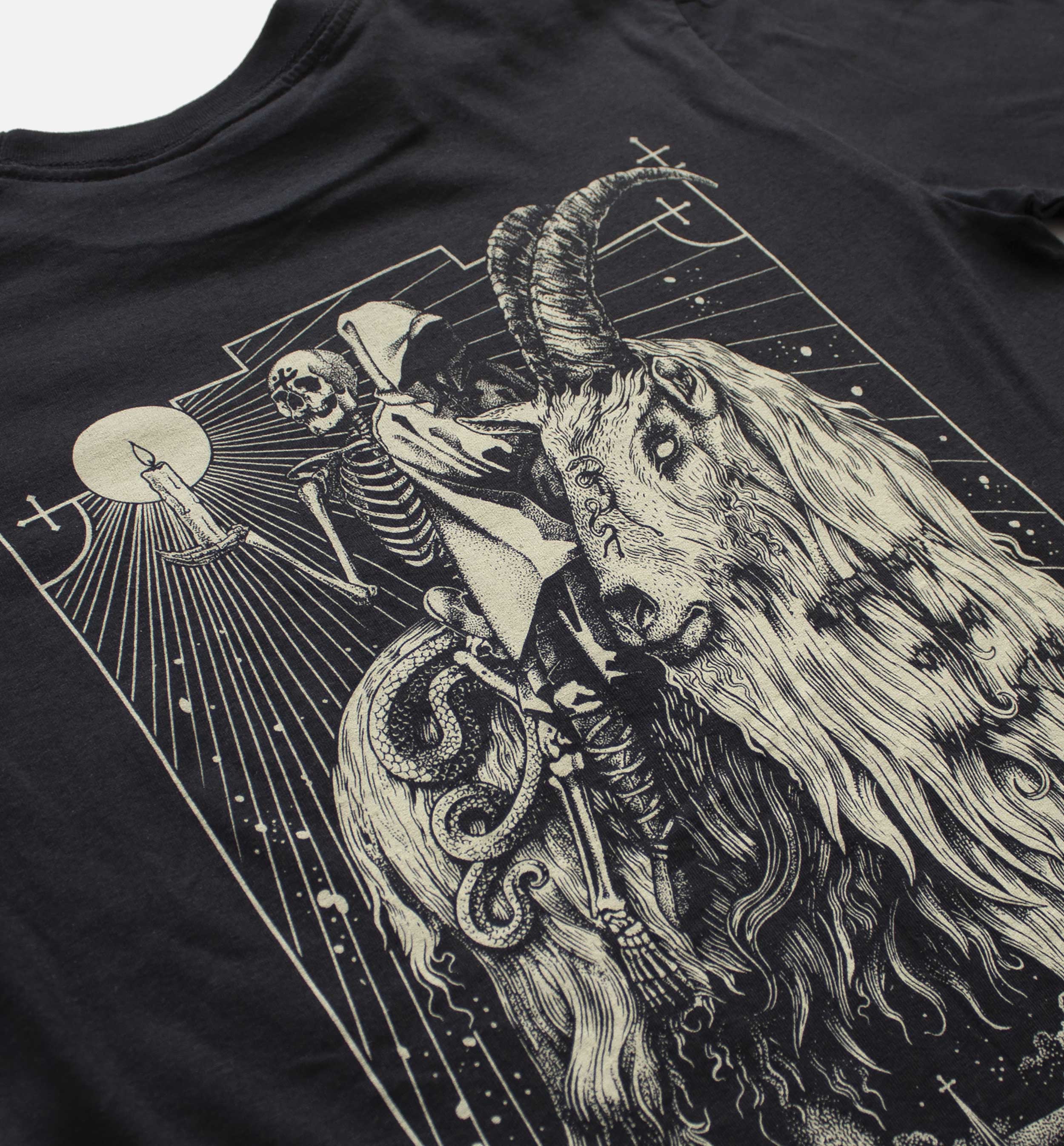 I Am The Ash Back Print T-shirt (BW/B)