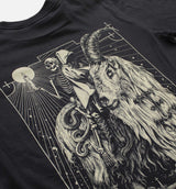 I Am The Ash Back Print T-shirt (BW/B)