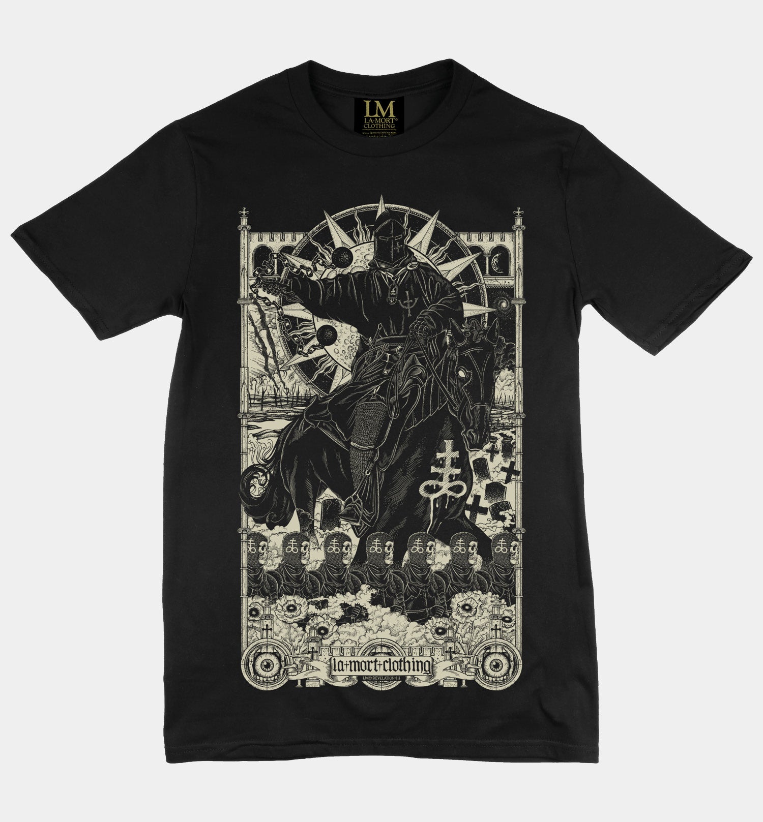 Death Iconic Tattoo T-shirt by La Clothing