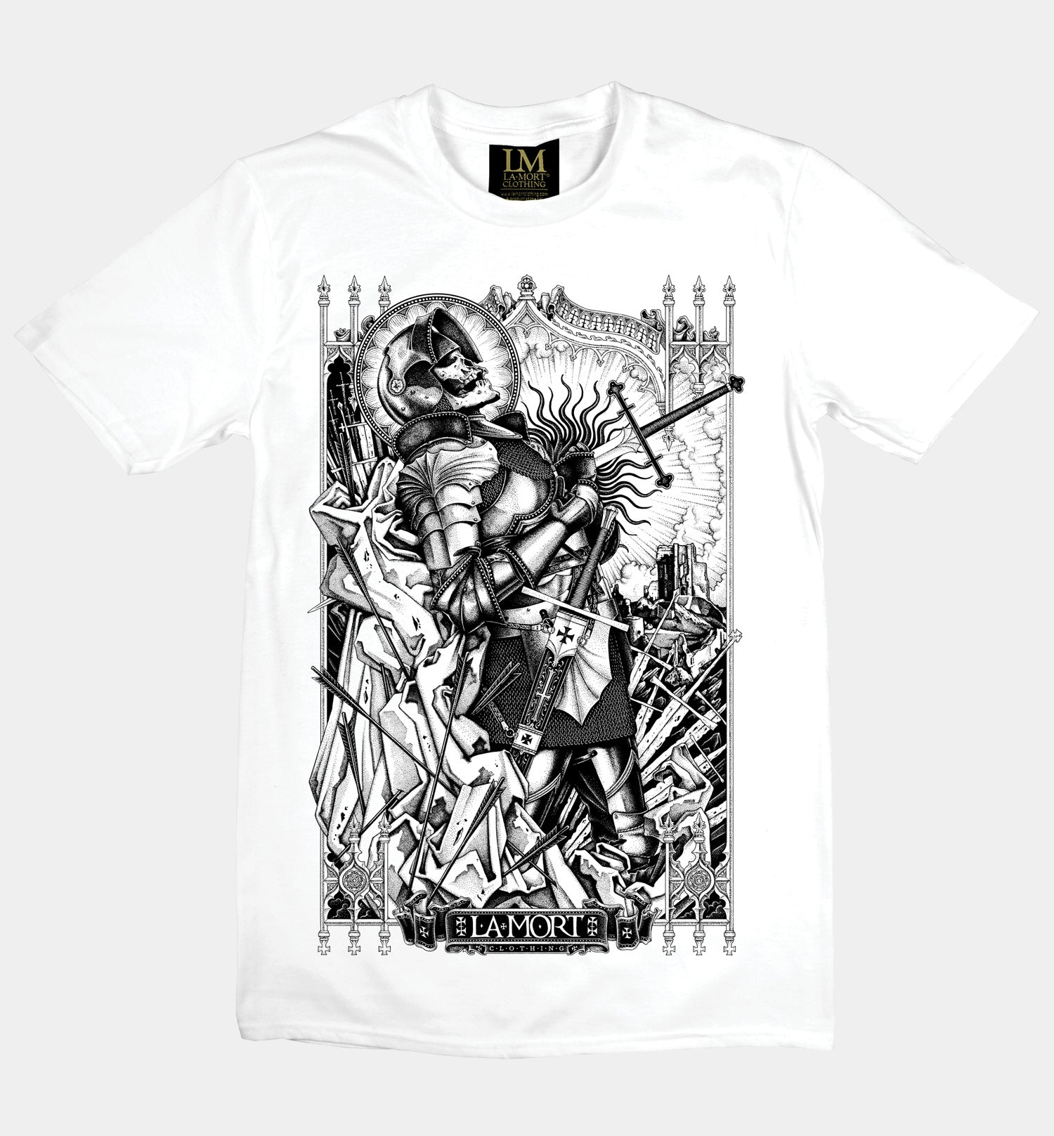 High Hope, Thunder and Oblivion gothic Tattoo Mens T-shirt by La Mort Clothing XXL High Hope, Thunder and Oblivion gothic Tattoo Mens T-shirt by La Mort Clothing XXL