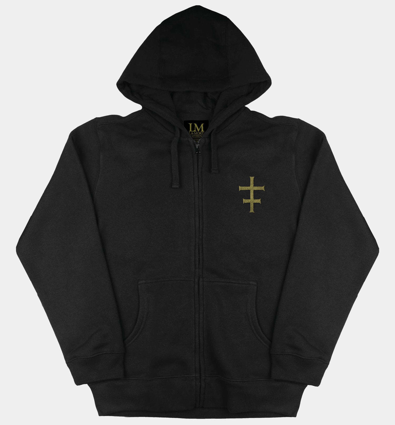 I Am The Ash Full-Zip Hoodie (BW/B)