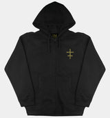 I Am The Blood Full-Zip Hoodie (BW/B)