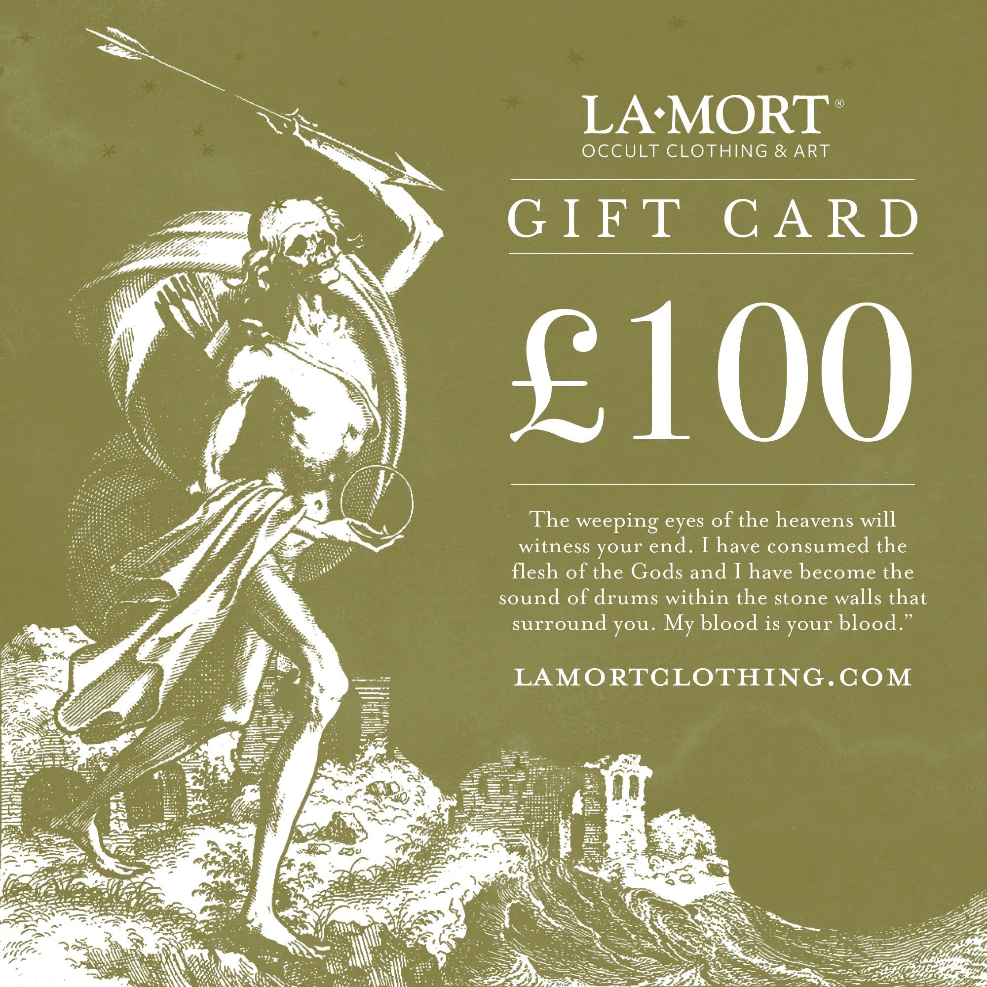 La Mort Gift Card | £100