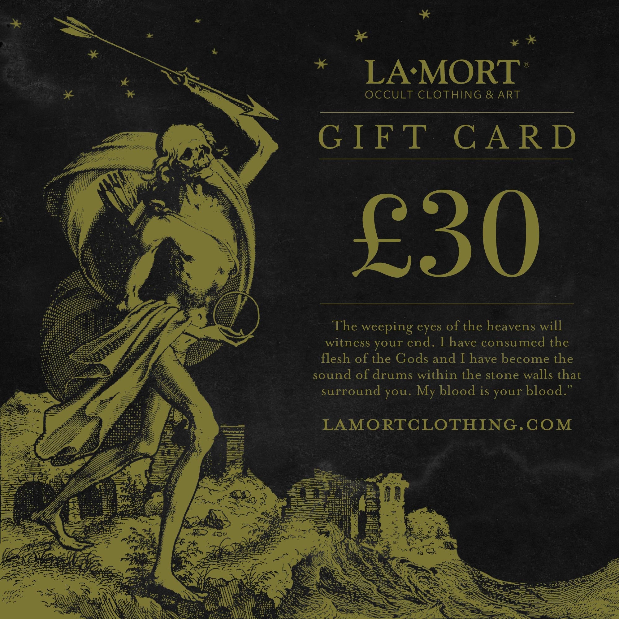 La Mort Gift Card | £30