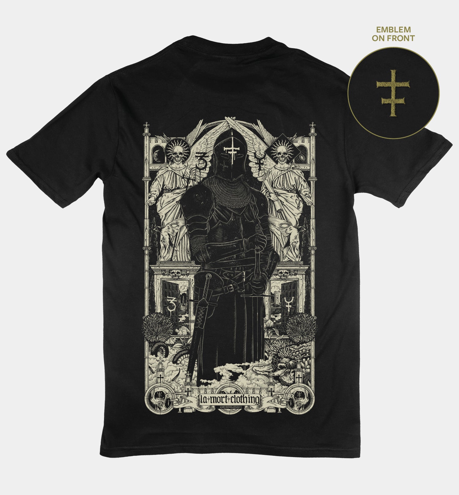 Morality Back Print T-shirt (BW/B)