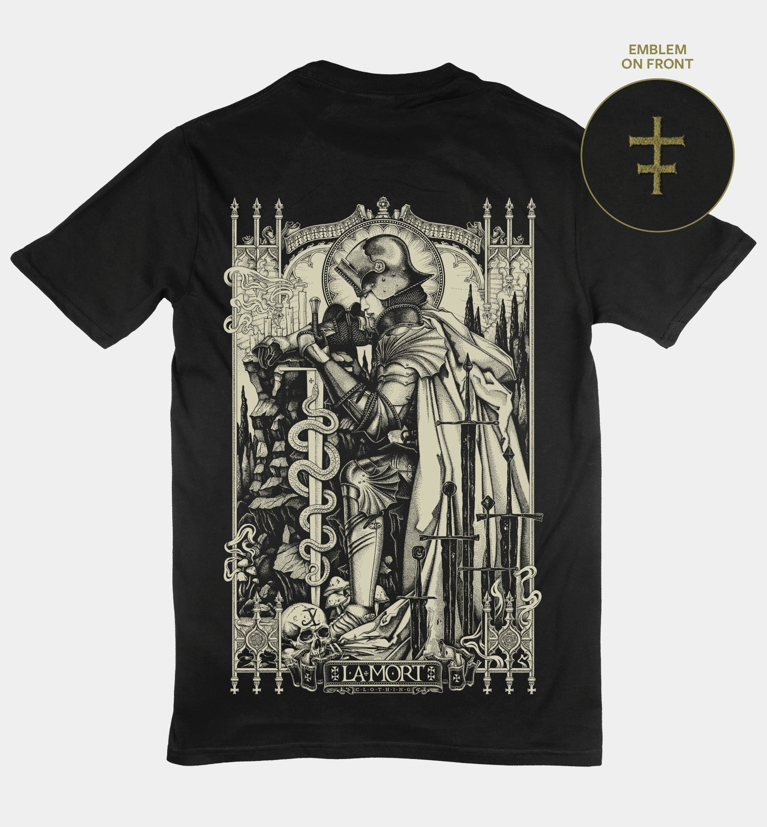 The Beguiling Occult Tattoo Men's Double-sided T-shirt by La Mort