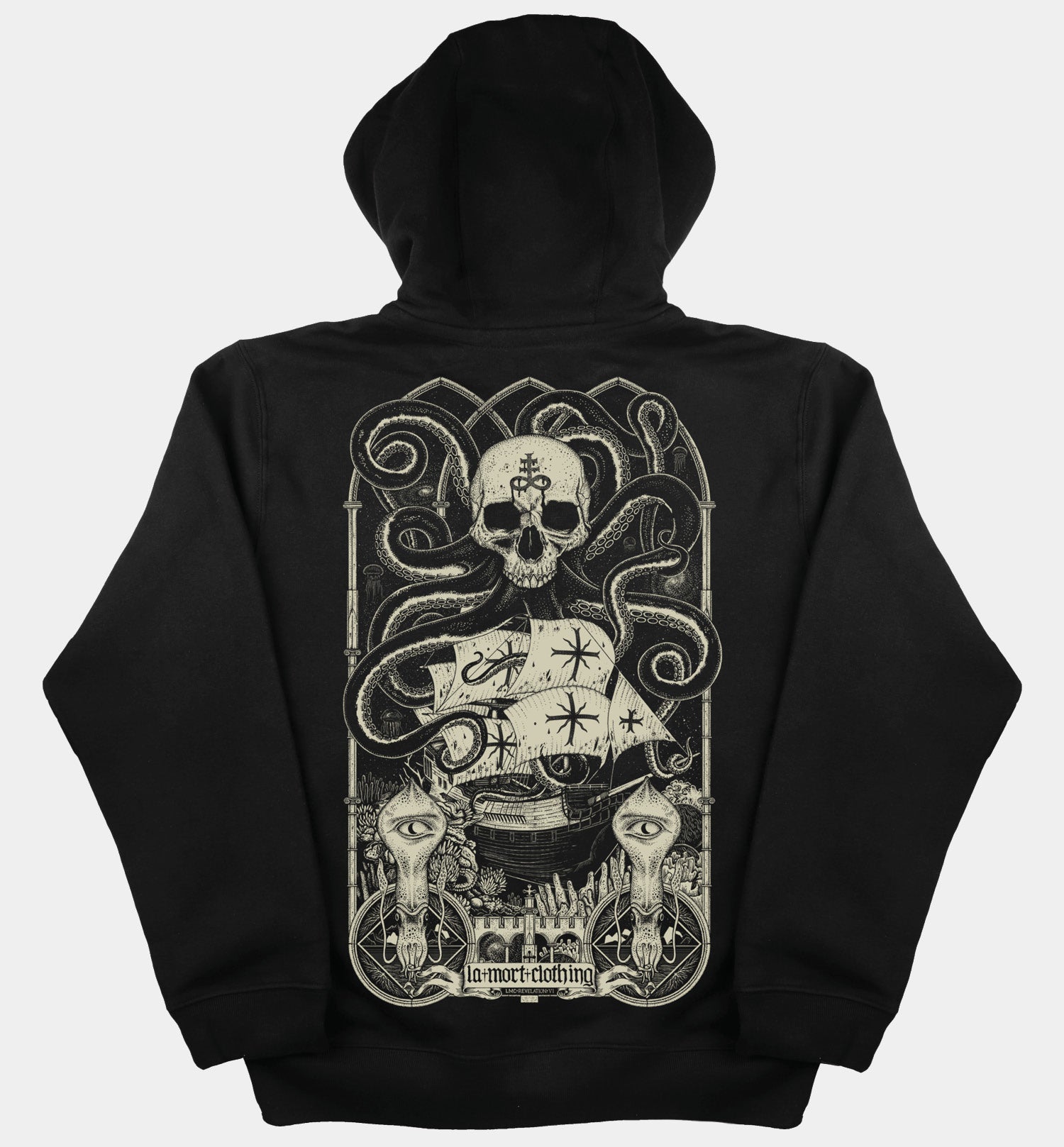 Unrequited Full-Zip Hoodie (BW/B)