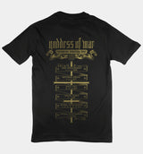 Goddess of War I Back Print T-shirt V2 (EG/B)