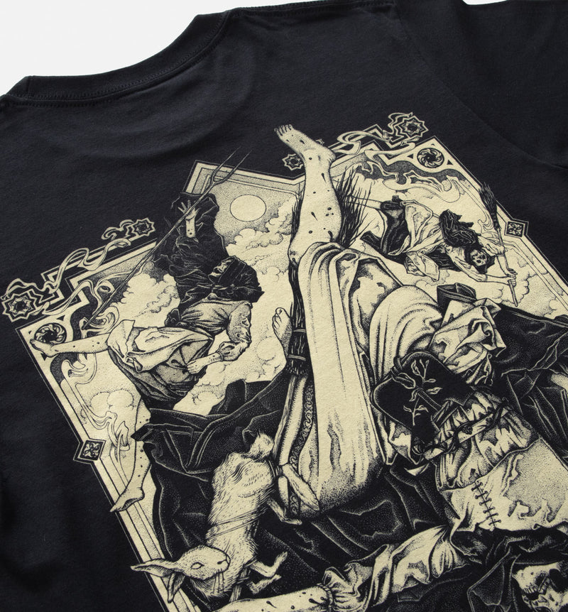 The Falling Sickness Back Print T-shirt (BW/B)