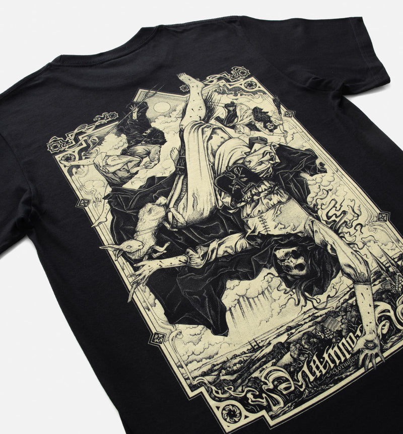 The Falling Sickness Back Print T-shirt (BW/B)