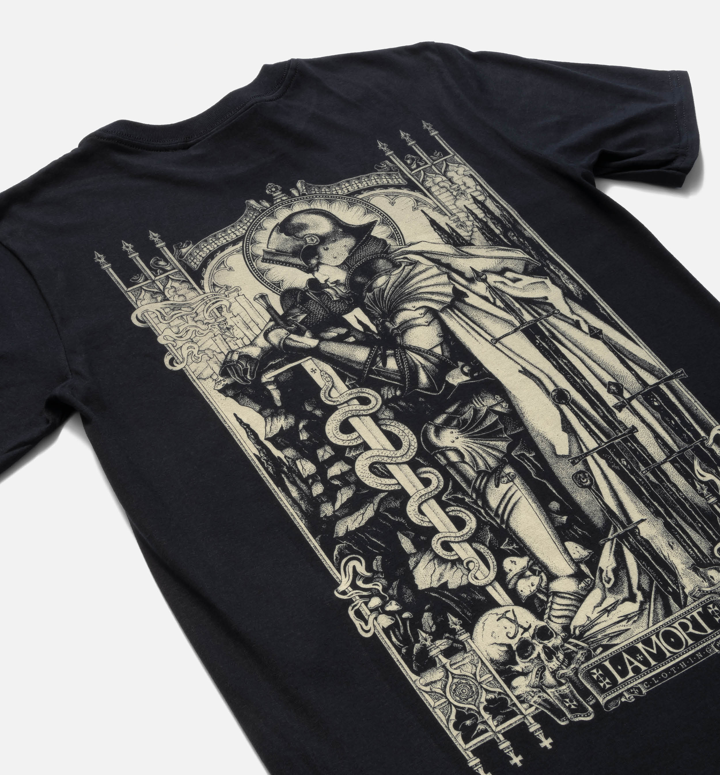 The Beguiling Back Print T-shirt (BW/B)