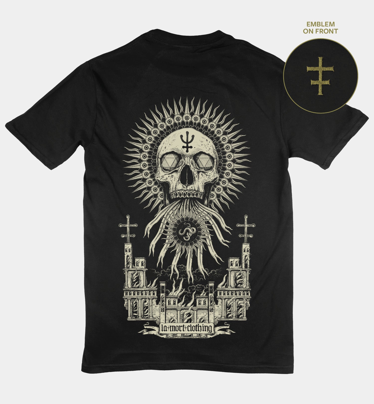 The Conspirer Back Print T-shirt (BW/B)
