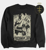 The Falling Sickness Back Print Sweatshirt (BW/B)