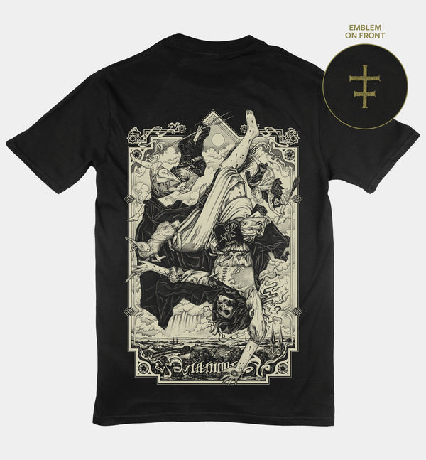 The Falling Sickness Back Print T-shirt (BW/B)