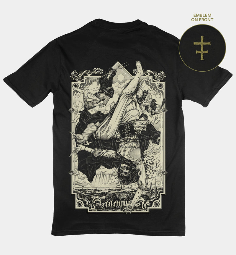 The Falling Sickness Back Print T-shirt (BW/B)