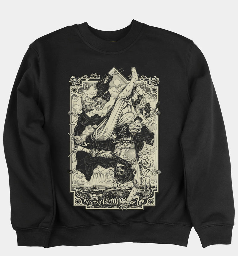 The Falling Sickness Sweatshirt (BW/B)