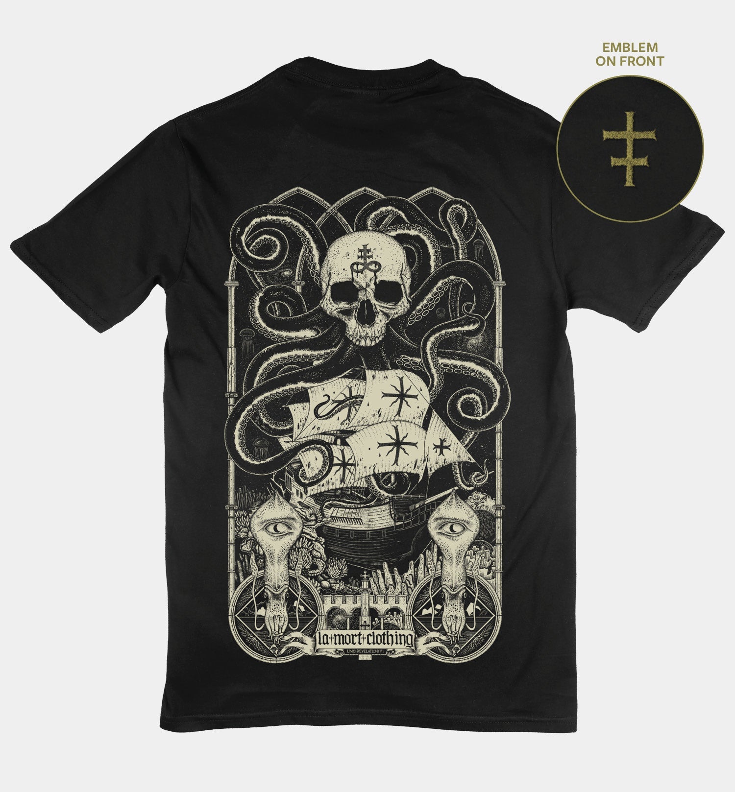 Unrequited Back Print T-shirt (BW/B)