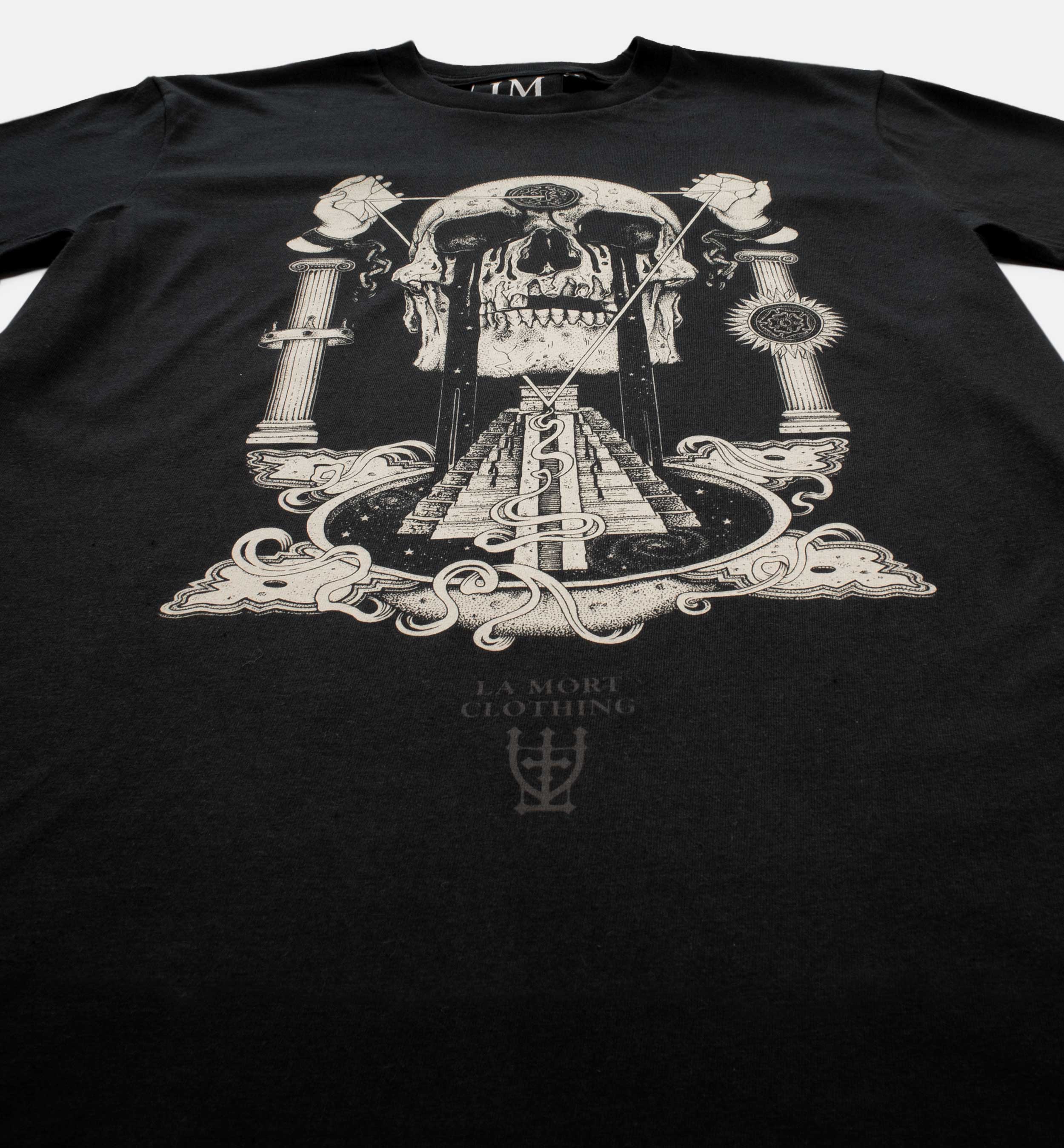 Icon Temple T-shirt (BW/B)