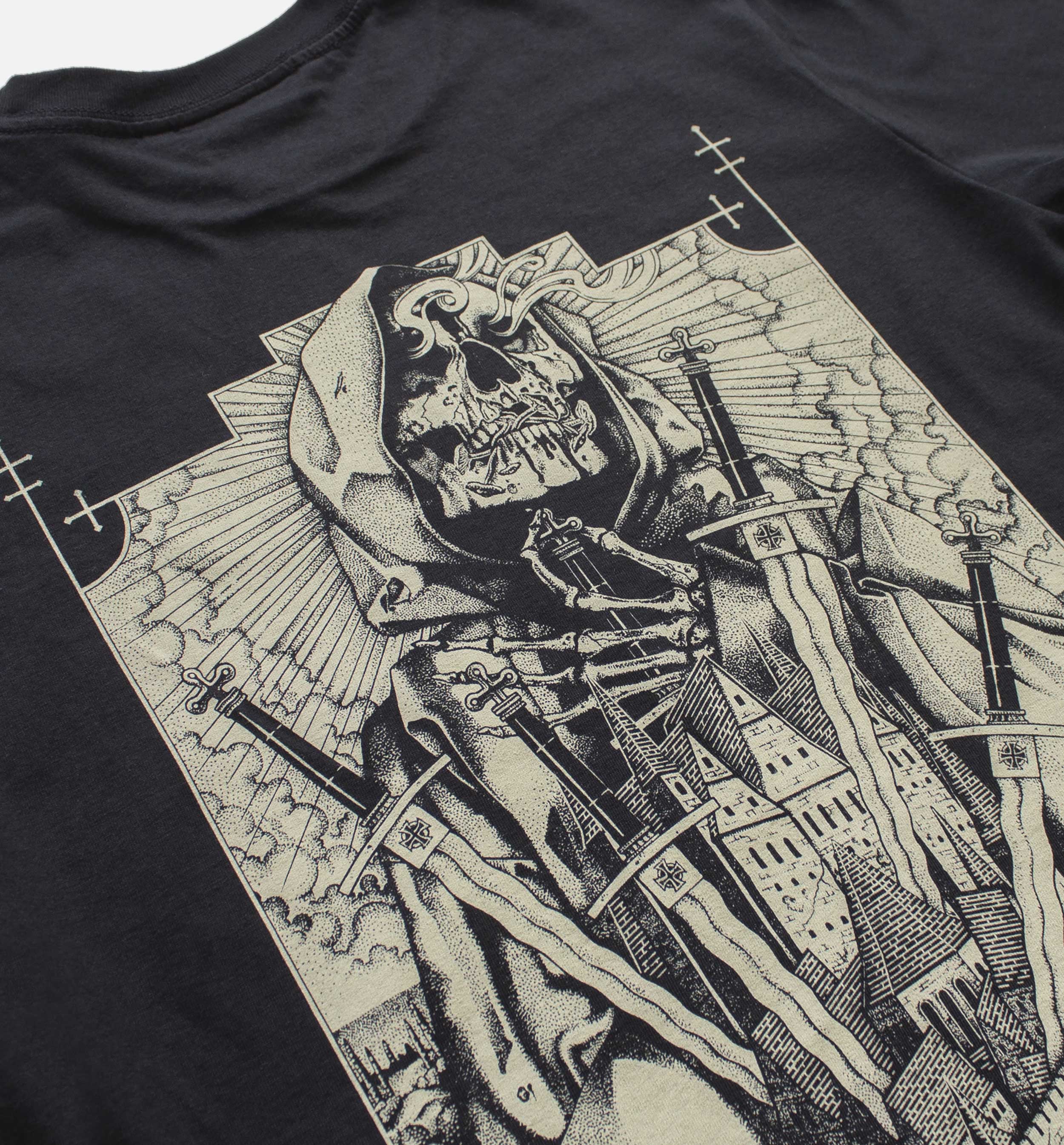 I Am The Blood Back Print T-shirt (BW/B)