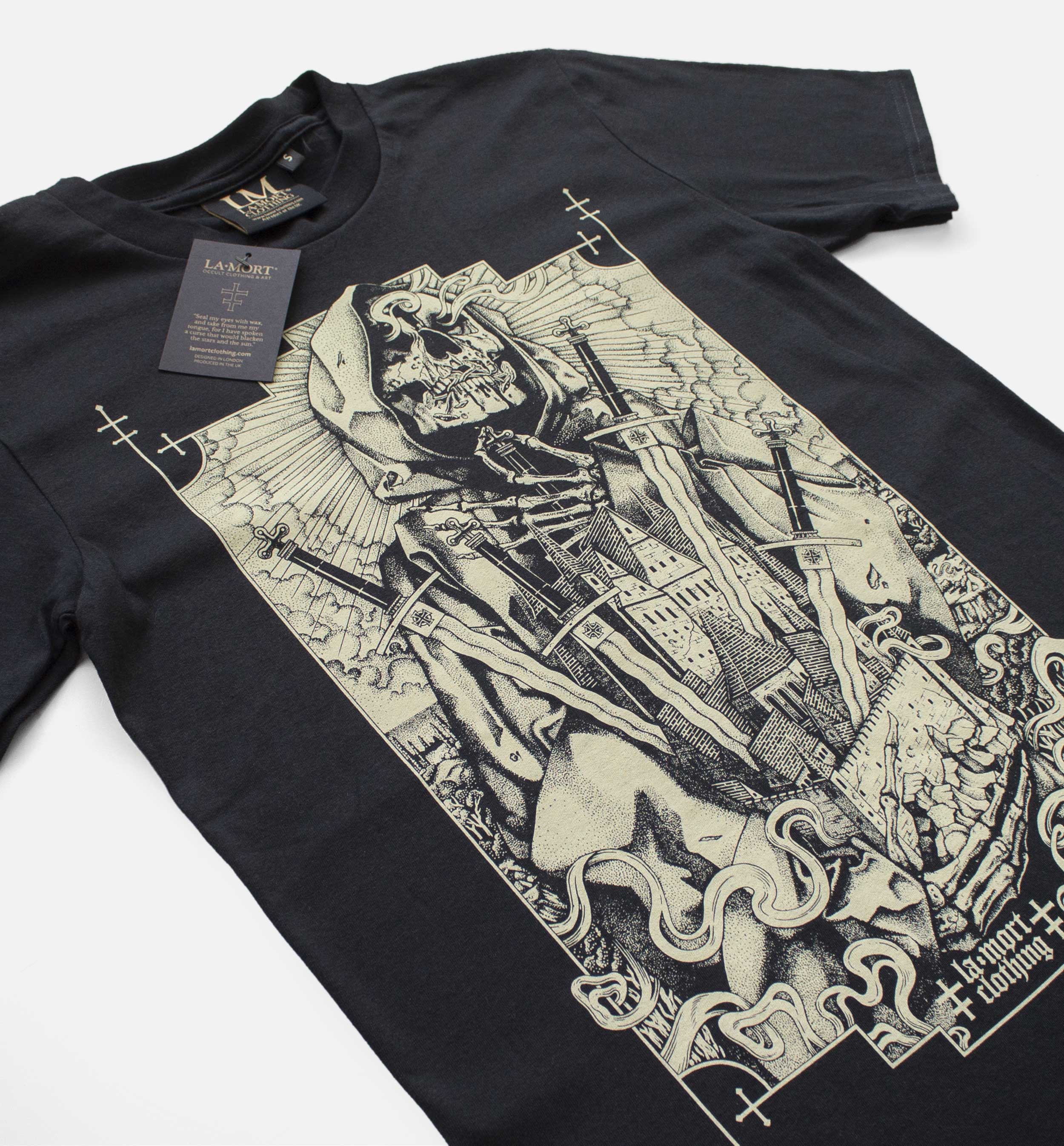 I Am The Blood T-shirt (BW/B)