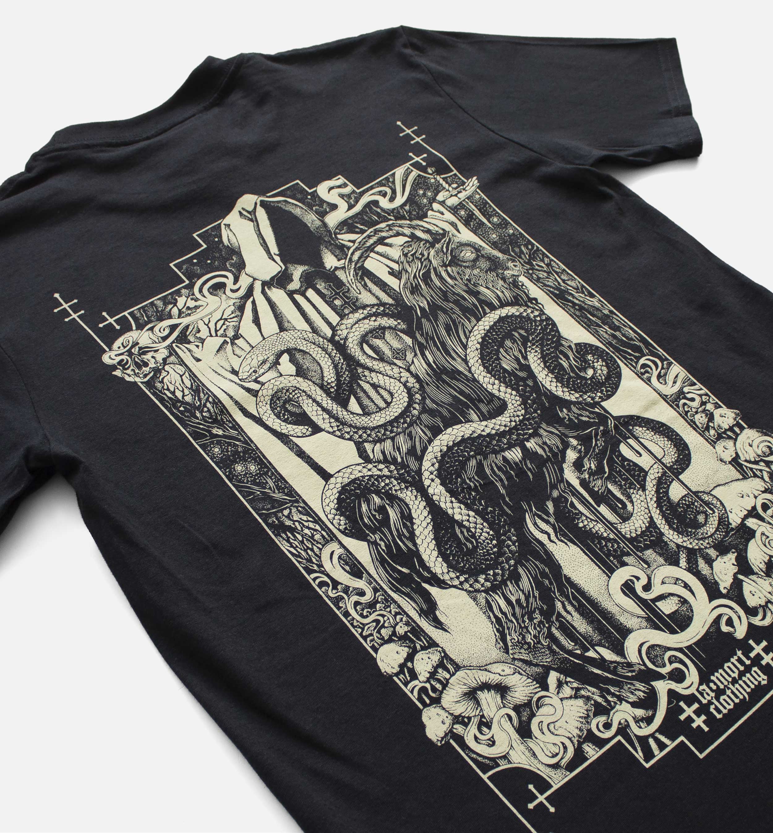 I Am The Clay Back Print T-shirt (BW/B)