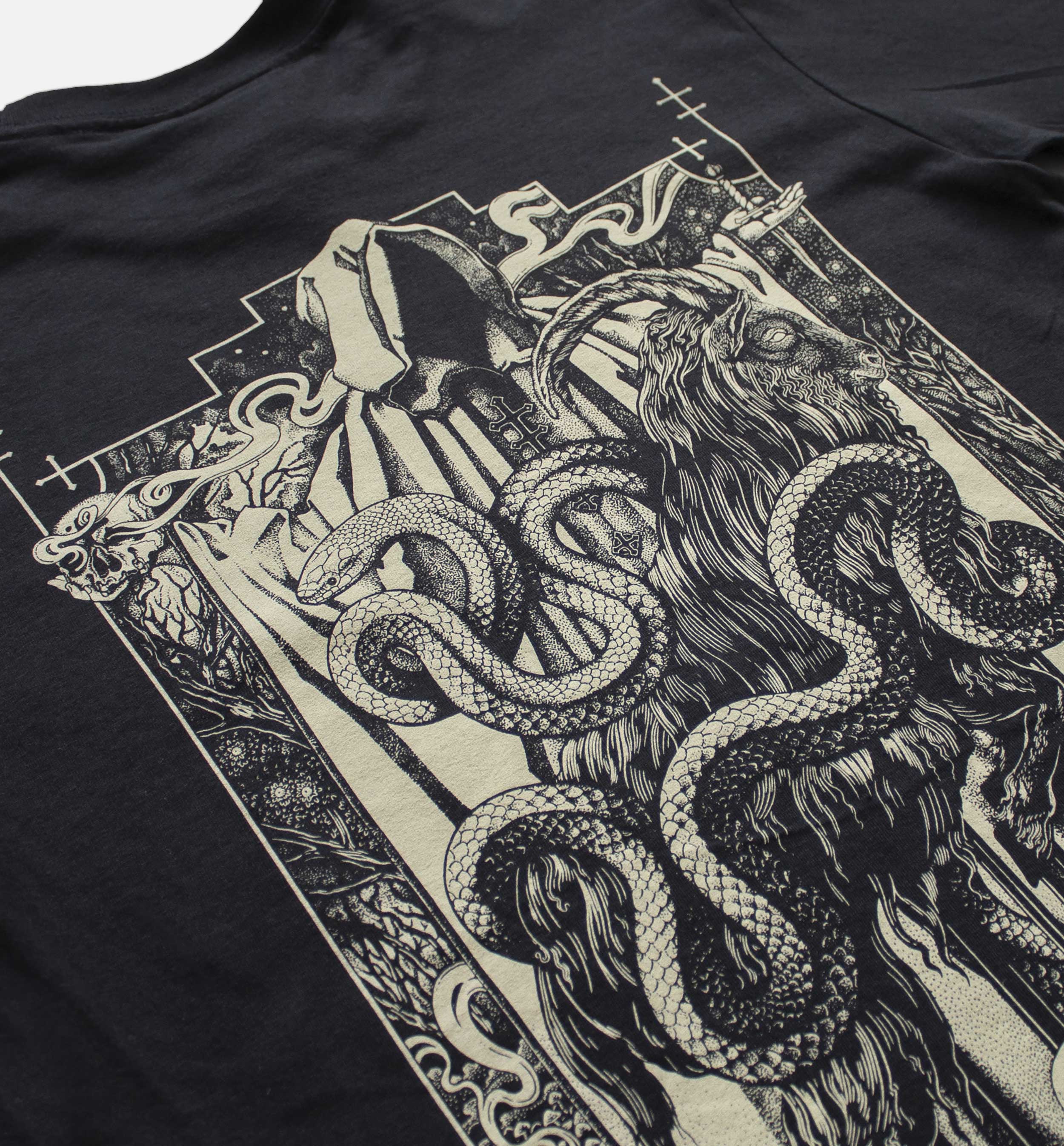 I Am The Clay Back Print T-shirt (BW/B)