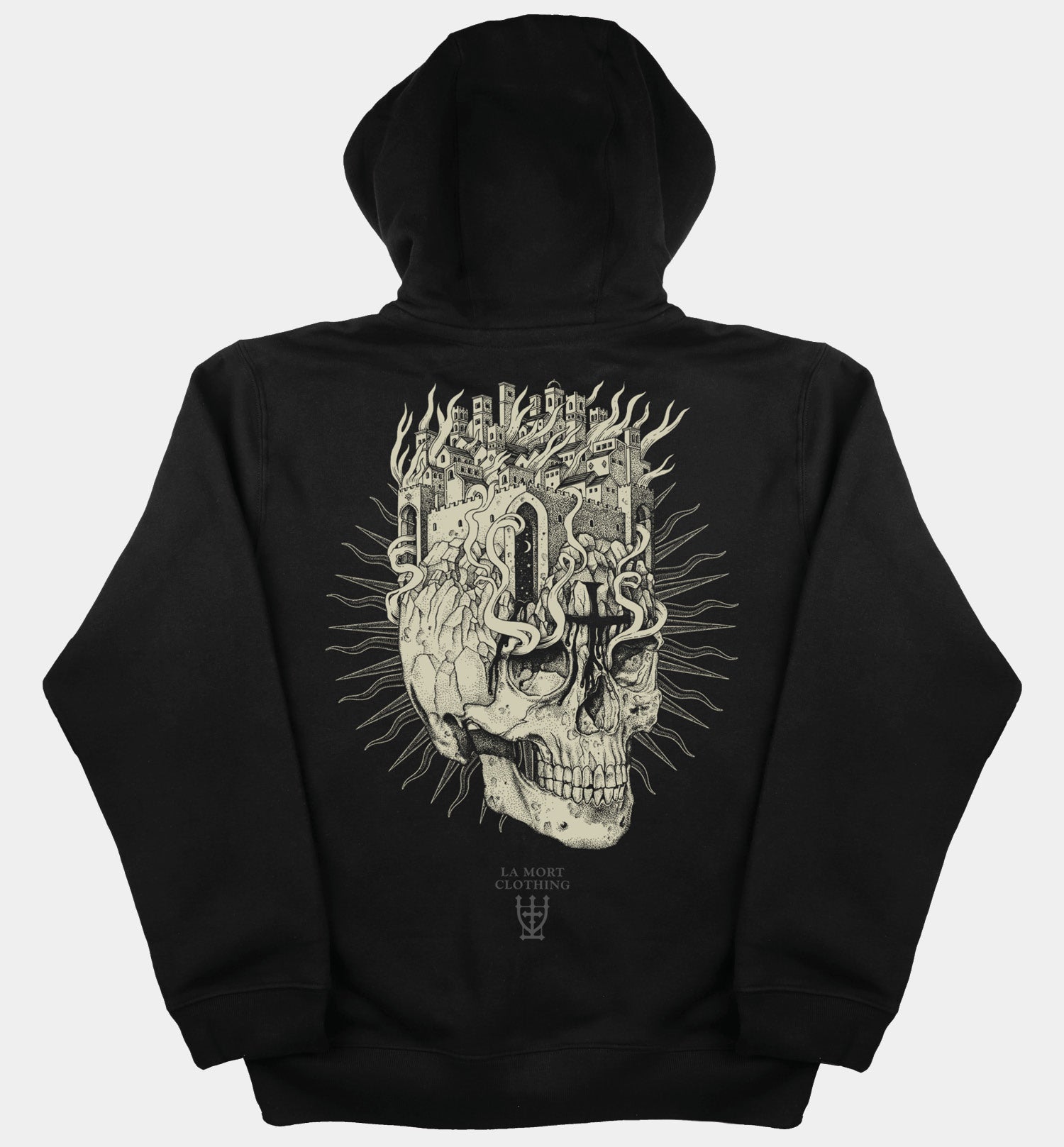 Icon City Full-Zip Hoodie (BW/B)