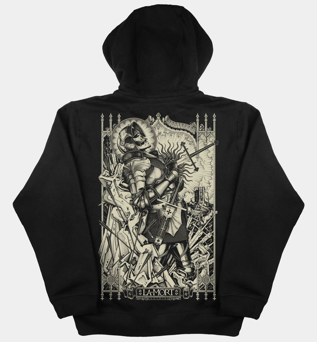 High Hope, Thunder and Oblivion Skull Tattoo Zip Hooded