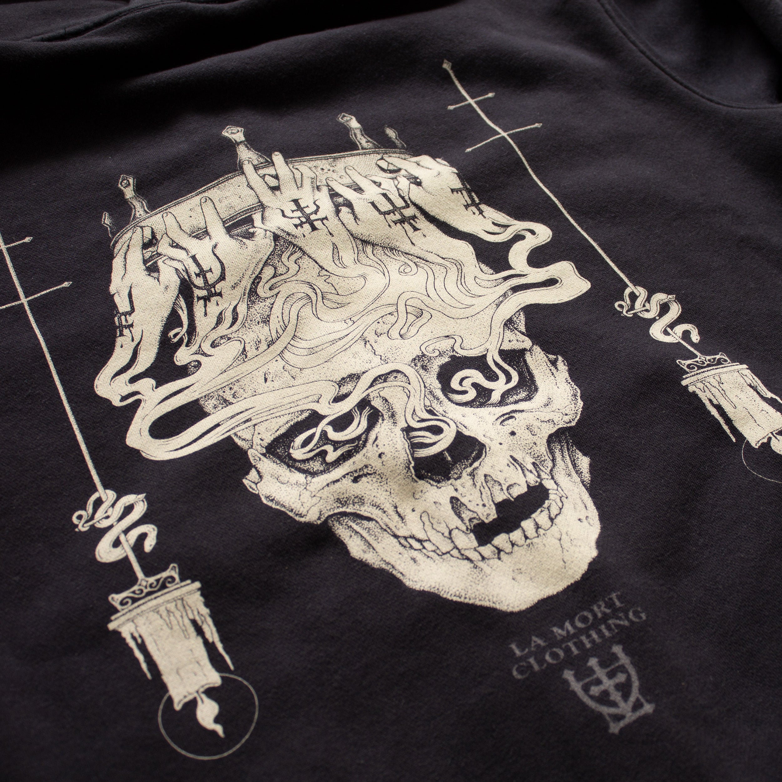 Icon King Full-Zip Hoodie (BW/B)