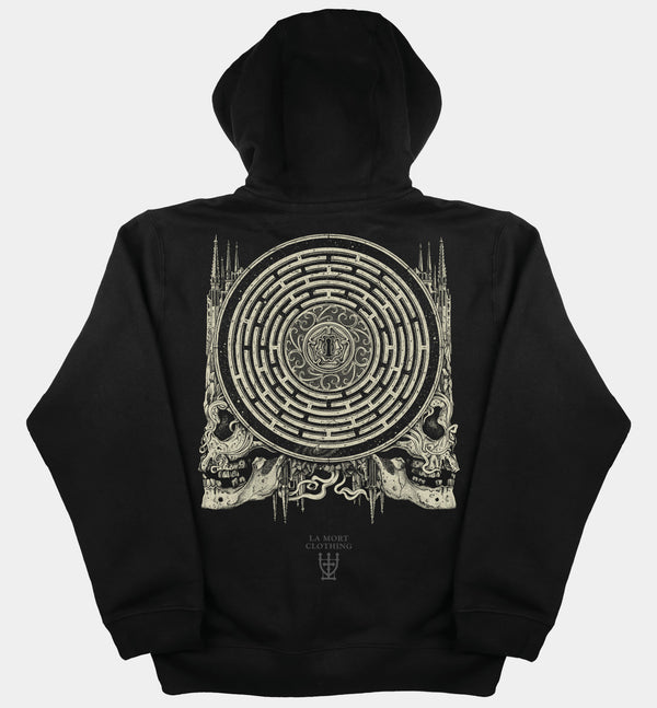 Icon Labyrinth Full-Zip Hoodie (BW/B)