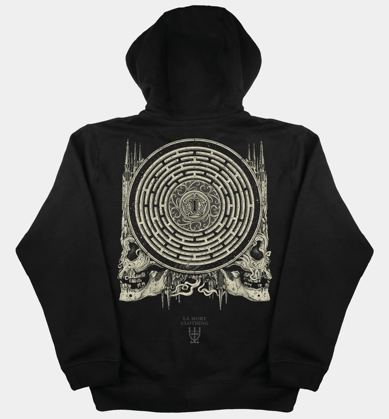 Icon Labyrinth Pullover Hoodie (BW/B)