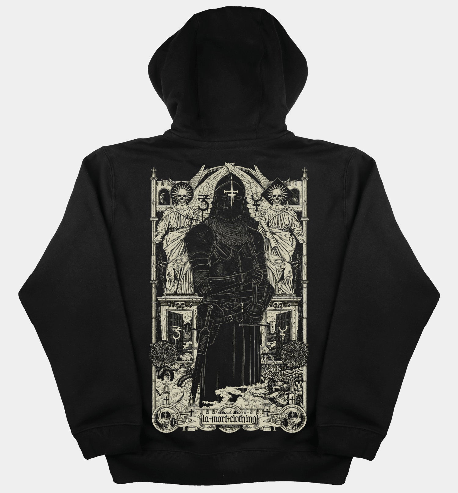 Morality Full-Zip Hoodie (BW/B)