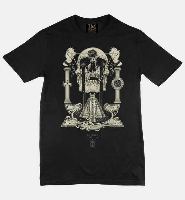 Icon Temple T-shirt (BW/B)