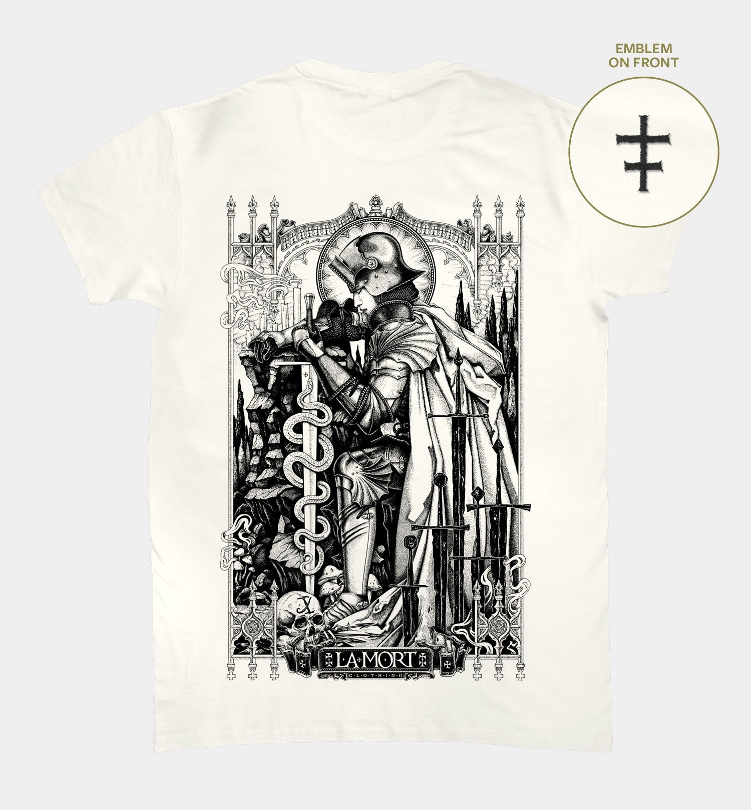 The Beguiling Back Print T-shirt (B/P)