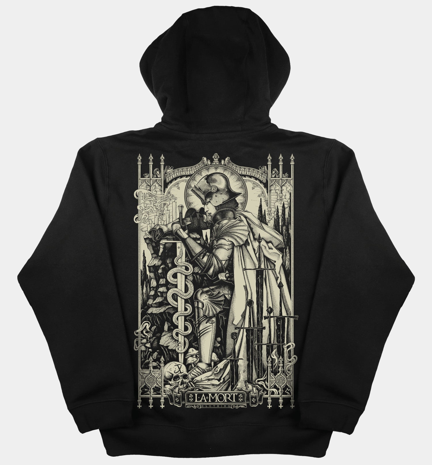 The Beguiling Pullover Hoodie (BW/B)