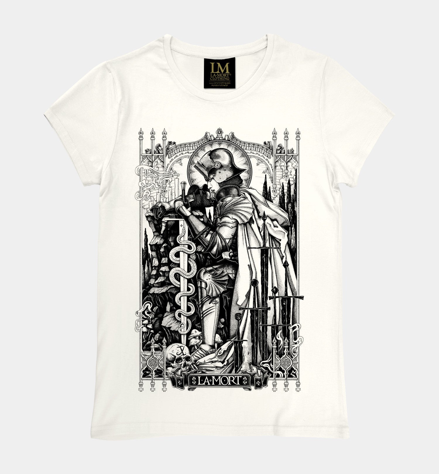 The Beguiling Women’s Crew Neck T-shirt (B/P)